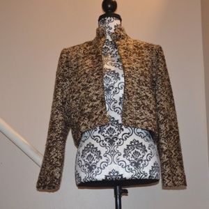 Short Brown and Tan Jacket